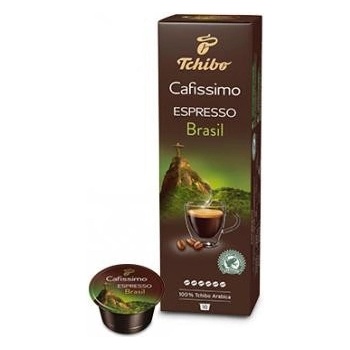 Tchibo Cafissimo Espresso Brasil pražená mletá káva 10 ks