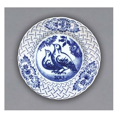 Český Porcelán Dubí Cibulák Tanier Výročný 2013 reliéfny závesný 18cm Originálny