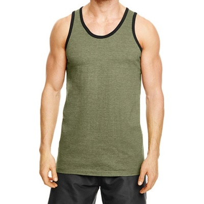 Burnside pánské tílko BU9111 Heather Green