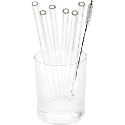 Oxalis Skleněná brčka délka 20 cm průměr 8 mm 50596