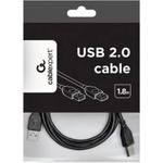 Gembird Cable USB Gembird USB-A - USB-A 1.8 m Black (CCP-USB2-AMAM-6)