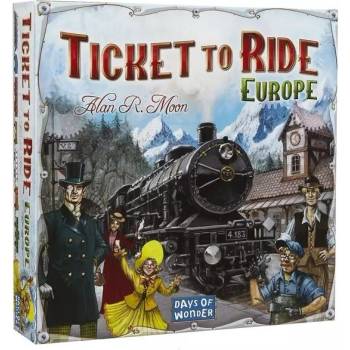 Gémklub Билет за Европа - железопътна настолна игра, на унгарски (asm34536)