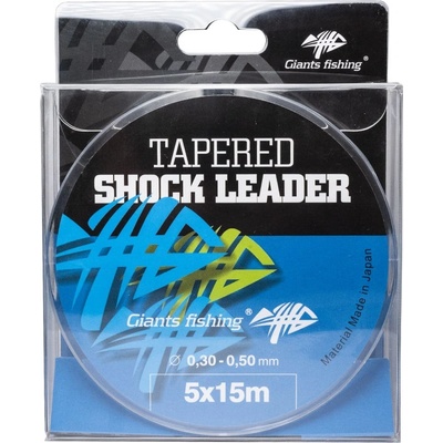 Giants Fishing Tapered Shock Leader 5 x 15m 0,30-0,50mm – Zbozi.Blesk.cz