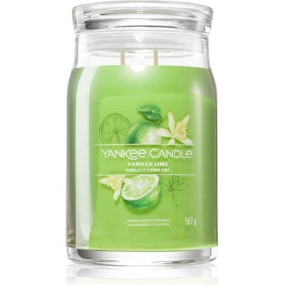Yankee Candle Vanilla Lime ароматна свещ Signature 567 гр