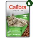 Calibra Cat Premium Sterilised Salmon 6 x 100 g