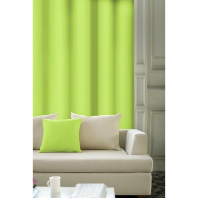 Výpredaj Dekoračné látky, Blackout Jednofarebný 150 cm, zelenázelená 150 x 155 cm
