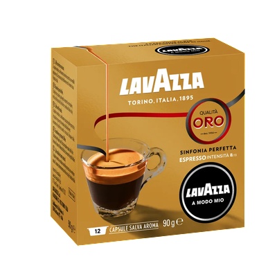 16 бр. кафе капсули lavazza a modo mio oro