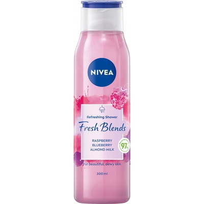 Nivea Fresh Blends Raspberry sprchový gél 300 ml