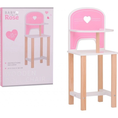 Johntoy Jídelní židlička pro panenky Baby Rose