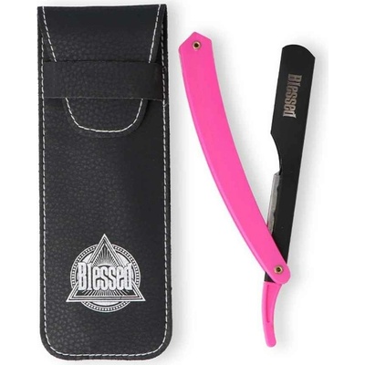 Blessed Plastic Handle Razor britva s plastovou rúčkou na vymeniteľné žiletky, polovičná čepeľ ružová 09170/70