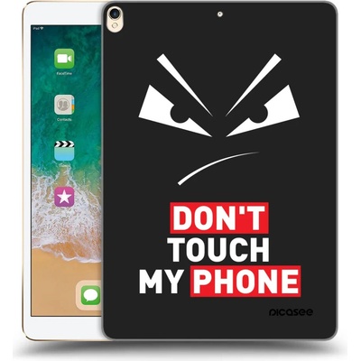 Picasee silikónový čierny obal Apple iPad 10.5 2017 2. generace Evil Eye Transparent