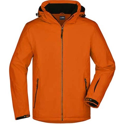 James & Nicholson pánska zimná bunda JN1054 Dark Orange