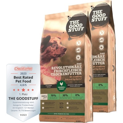 The Goodstuff Puppy & Junior Chicken & Turkey 2 x 12,5 kg
