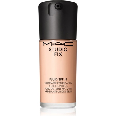 MAC Cosmetics Studio Fix Fluid SPF 15 24HR Matte Foundation + Oil Control матиращ фон дьо тен SPF 15 цвят N18 30ml