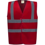 Yoko hi-vis hvw100 / Предпазна жилетка - червена m (79w10000402)
