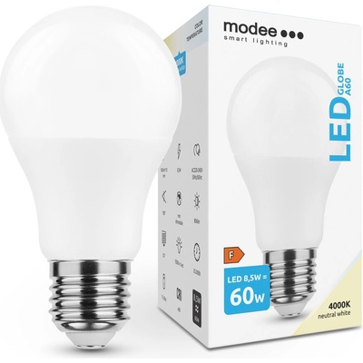 Modee Lighting LED žiarovka E27 8,5W 4000K A60 60W