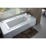 Besco Вградена правоъгълна вана Besco Shea Slim 140x70 см (#WAS-140-SL)