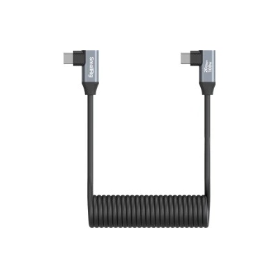 SmallRig 4793 USB-C Angled to USB-C Angled Coiled Data