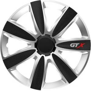  Тасове за джанти GTX CARBON Black/Silver - 16