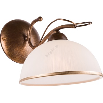 LAMKUR Настенна лампа COBRA 1xE27/60W/230V бронз/патина (LA18546)