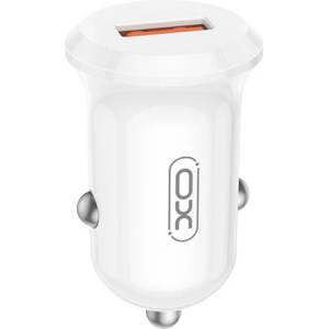XO cc68 автомобилно зарядно устройство с usb порт, 18 w, pd бързо зареждане, БЯЛО (xo-cc68)