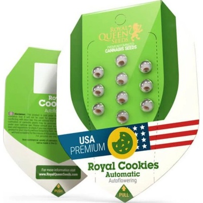 Royal Queen Seeds Royal Cookies AUTO semienka neobsahujú THC 5 ks