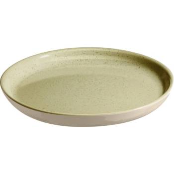 Emile Henry Керамична чиния Ø 18 - цвят бледозелен / екрю (eh 8918-m0)