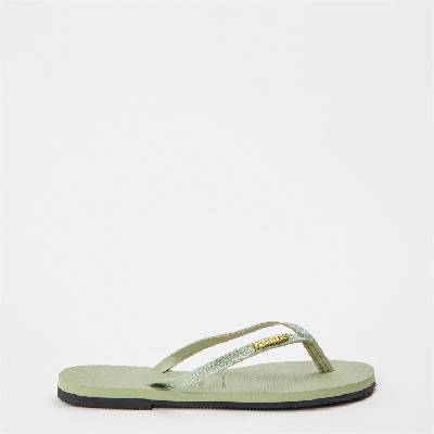 Джапанки Havaianas Women's Hav. You Shine Ballet Rose Flip Flops - Green Yucca