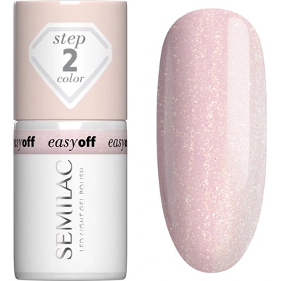 Semilac Easy Off Step 2 гел лак за нокти с използване на UV/LED лампа цвят Glazed Milk 7ml
