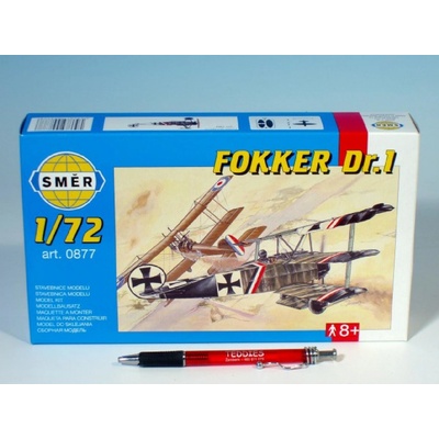 Směr model letadla Fokker DR.1 8 01x9 98cm v krabici 25x14 5x4 :72