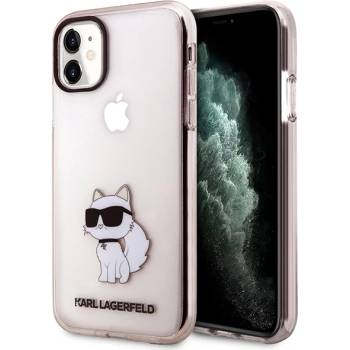 KARL LAGERFELD iPhone 11 / Xr 6, 1" pink hardcase Ikonik Choupette (KLHCN61HNCHTCP)