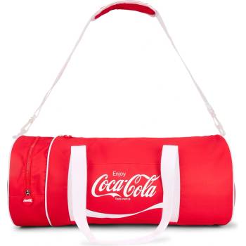 Coca Cola Чанта Coca Cola Team Coca-Cola Officially Licensed Barrel Bag Unisex - Red