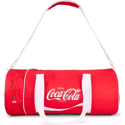 Coca Cola Чанта Coca Cola Team Coca-Cola Officially Licensed Barrel Bag Unisex - Red