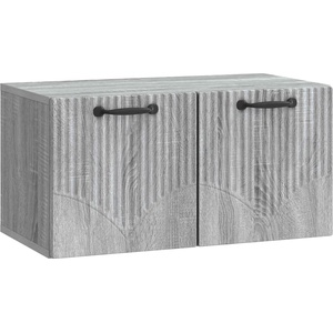 vidaXL Стенно монтиран ТВ шкаф 59, 5 x 31 x 30 cm Сив Сонома (899051)