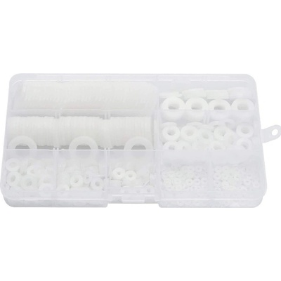 Sada 700ks nylonových plochých podložiek tesnenia
