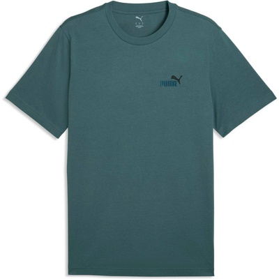 Puma Essentials 2color Small No 1 Logo Tee tmavo zelená
