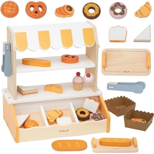 Viga Toys Детска дървена пекарна Viga Toys PolarB - С печива и аксесоари (44296) - baby