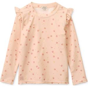 LIEWOOD Детска ликра LIEWOOD Kid's Tenley Printed Swim Tee Lycra - Mini Butterfly / Apple Blossom - размер 140 (EU) (750-2492-0219)