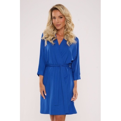 Dámsky viskózový župan Visa modrý