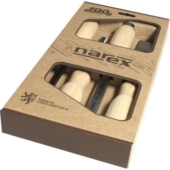 NAREX Bystřice dláta ploché sada 4ks WOOD LINE PROFI 8630-10