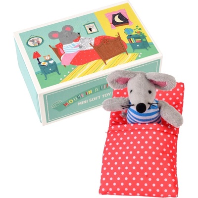 Rex London Плюшена играчка Mini Mouse in a Little Box - Rex London (28952)