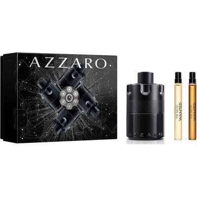 Azzaro The Most Wanted EDP 100 ml + The Most Wanted EDP 10 ml + The Most Wanted Parfum EDP 10 ml darčeková sada