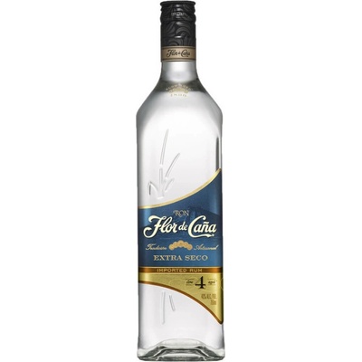 Flor De Cana Extra Seco 40% 4y 0,7 l (čistá fľaša)