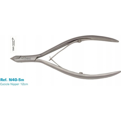 Lexwo kliešte na kožu 12 cm 5 mm typ 140-5