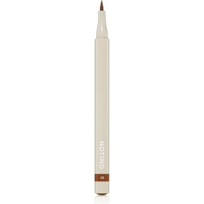 Notino Lifeproof Eyebrow Felt Pen vodeodolná fixa na obočie 03 Warm Brown 1 ml