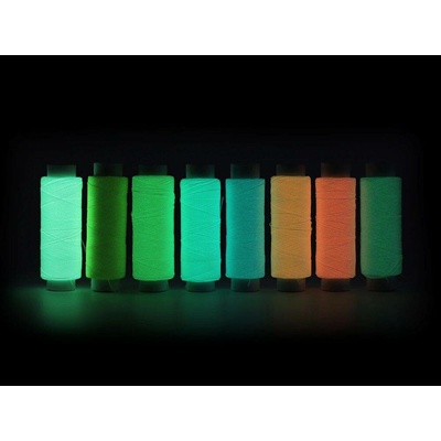 Vyšívací nit Lumina 200 m svítící ve tmě - 02 Off White