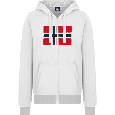 Norway COTTON FLEECE pánska mikina 129444 Off White