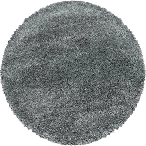 Ayyildiz Сив кръгъл килим ø 120 cm Fluffy - Ayyildiz Carpets (FLUFFY1201203500LIGHTGREY)