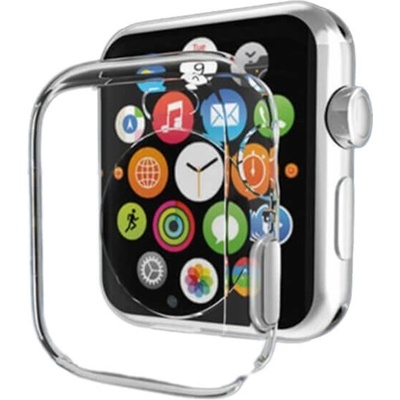 SES Ultratenký silikonový obal pro chytré hodinky Apple Watch 45 mm 7.série - průhledný 9921 – Zboží Živě