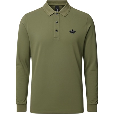 Replay Logo Dark Green polo tričko Zelená